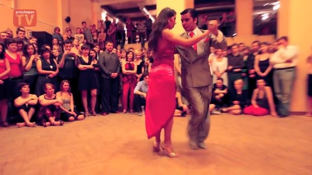 Roxana Suarez & Sebastian Achaval, Moscow, Russia, Milonga "El Calor" 8 April 2011 (4) смотреть онлайн
