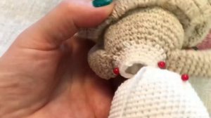 Как пришить голову к туловищу/ вязание/игрушки