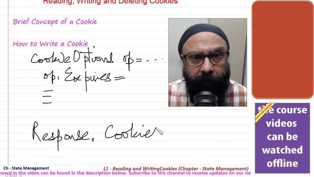 Reading, Writing and Deleting Cookies (6 min Preview) | ASP.NET Core 5 Tutorial