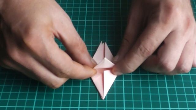 оригами цветок лилия, оригами цветы из бумаги, origami flower lily