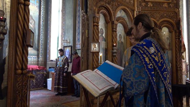 Чтение Евангелие, Великий Пост Похвала Пресвятой Богородицы смотреть онлайн