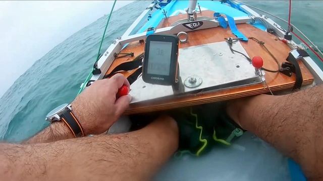 Надувной каяк с Испанским парусом.Испытание смотреть онлайн