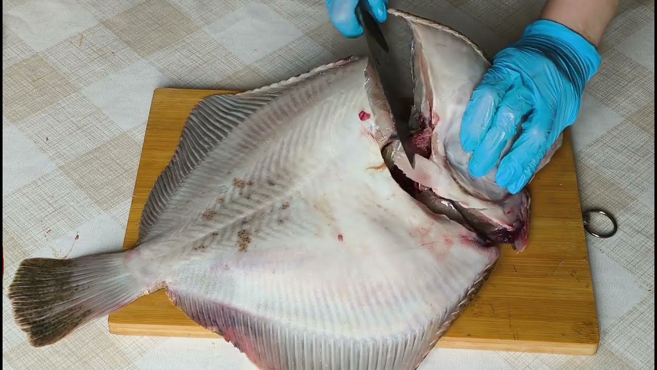 Разделываем камбалу