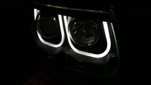 Winpower 2006-2012 Хендай Санта Фе LED Фары U тип
