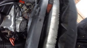 How to remove the radiator fan Mercedes Sprinter / Как снять вентилятор радиатора Mercedes Sprinter