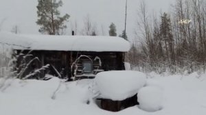 Таинственные следы на снегу в глухой тайге, которые спасли охотника от гибели! Случай в тайге!