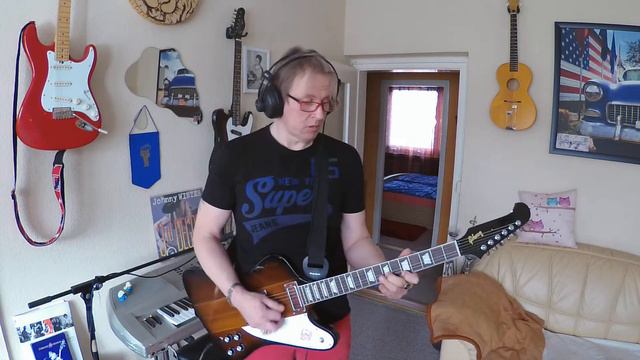 Gibson Firebird Johnny Winter Style Blues смотреть онлайн