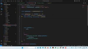 AuthContex Setup into the React project || AuthProvider file create external and use (useContext)