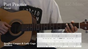 How to Play Bradley Cooper, Lady Gaga - Shallow | Guitar Lesson(Tab)