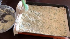 Ленивая ачма с творогом и сыром