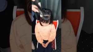 Очень  быстрая и простая причёска  для девочек на каждый день/hairstyle for kids