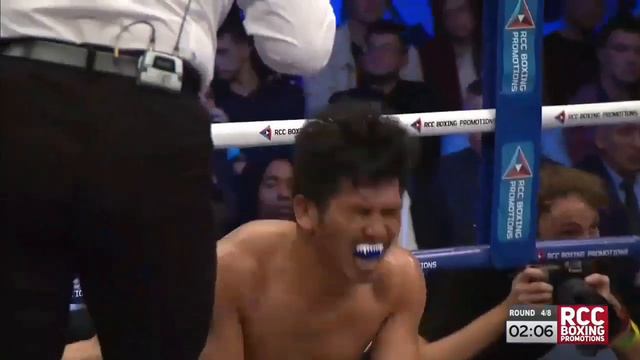 Таджикский Боксер Мухаммад Якубов. Красивые удары смотреть онлайн