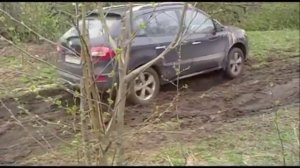 Renault Koleos 4x4 Off road Test Drive Mud Sand