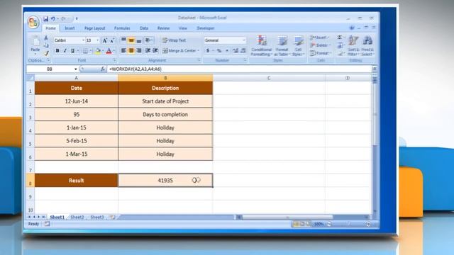 How to use WORKDAY function in Excel смотреть онлайн
