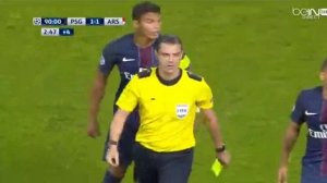 PSG ARS Giroud red card