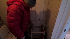Что происходит внутри каркасника, без отопления в минус 20. Монтаж душевого поддона в каркасном дом