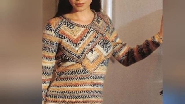 321.❤Вяжем из секционной пряжи❤.Модели из журналов.