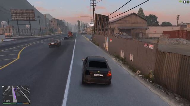 GTA 5 NEXIA 3 OPER, SHAXAR BO'YICHA MIGALKA BILAN SHASHKI | GTA 5 MODLAR смотреть онлайн