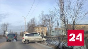 Момент наезда на школьника в Улан-Удэ зафиксировала камера - Россия 24