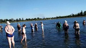 Славянский курорт - солёные озера - лечебные грязи и вода  ! Славкурорт ! Salt lake !