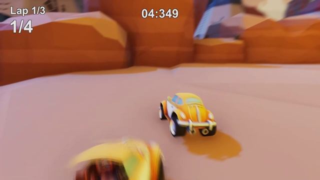 Mini Car Racing Tiny Split Screen Tournament #1 Gameplay PC