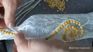 Декор своими руками стеклянной бутылки