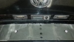 Установка омывателя камеры заднего вида на Volkswagen Touareg 2015+ Фольксваген Туарег
