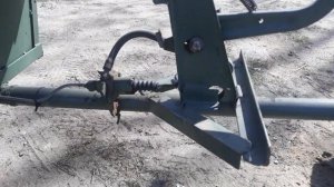 Прицеп с гидравлическими тормозами и стояночным тормозом к мотоблоку Беларус.