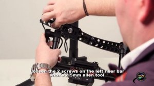 DJI Ronin installing extended arms by TVS Pro