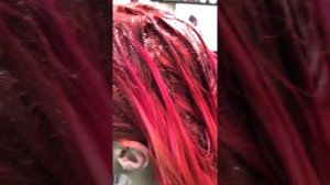 Flamenco fushia pink hair