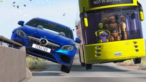 Сборник Экстремальных Автомобильных Аварий. BeamNG Drive Часть 2