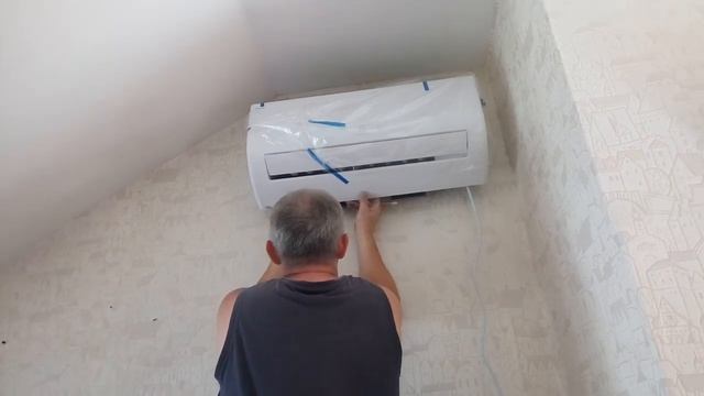 Установка внутреннего блока мульти сплит системы Electrolux смотреть онлайн