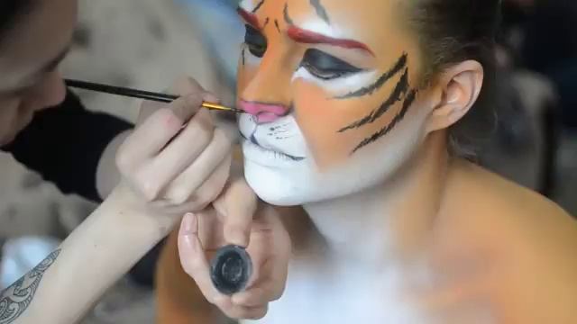 Tiger Joshua Грим кошки или тигра Процесс превращения в тигрёнка Джошуа По мотивам рисунков фурр смотреть онлайн