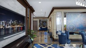 ар-деко интерьер