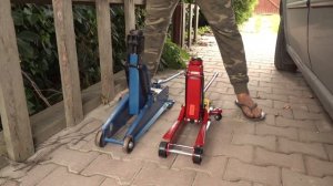 Домкрат подкатной AVS FJ-3000L - Обзор и Тест