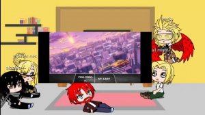 pro heros react to deku power levels.