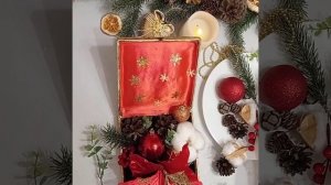 Стильная новогодняя композиция в коробке / поделки / переделки / рождество /