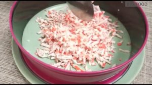 ?Салат НЕЖНОСТЬ с Крабовыми Палочками и Яблоком [10 Минут и Готово]