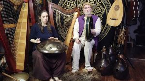 Alizbar & Anna Baturova Презентация Ханг /Пантам  & Боуран /Pantam & Bodhran/ irish drum Relax music