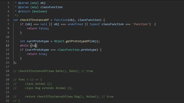 Check if Object Instance of Class - Leetcode 2618 - JavaScript 30-Day Challenge