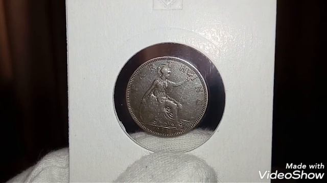 Монета Великобритании 1 фартинг 1933 года выпуска! смотреть онлайн