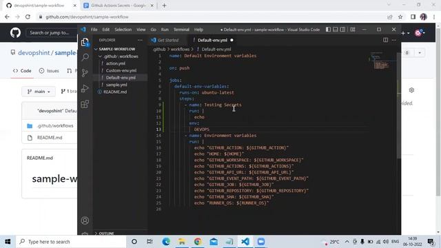 GitHub Actions Secrets Tutorial | How to use Secrets in GitHub Actions | GitHub Actions Tutorial смотреть онлайн