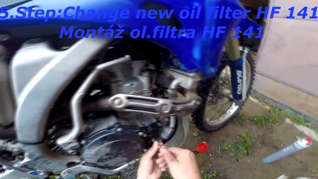 OIL CHANGE Yamaha wr 450 2008+Oil TEST (first person) смотреть онлайн