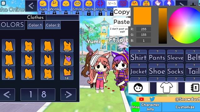 Copying people's outfits in Gacha Online part 3! || Roblox Gacha Online || смотреть онлайн