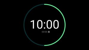 20 Minute Countdown Timer with Alarm / iPhone Timer Style