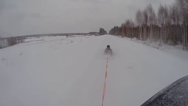 Покатались на санках с братом GoPro 3+ Black Edition смотреть онлайн