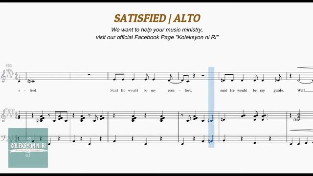 Satisfied | Alto | Piano смотреть онлайн