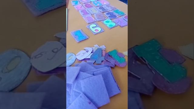 Делаем цифры из фетра смотреть онлайн