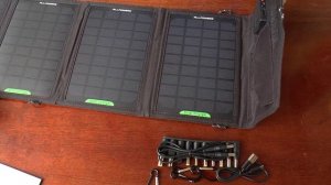 Portable 14W solar panel from AliExpress / Походная солнечная панель 14Вт с алиекспрес