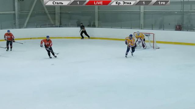 27.10.2019, ХК Красная Этна - ХК Сталь (Высшая лига) смотреть онлайн